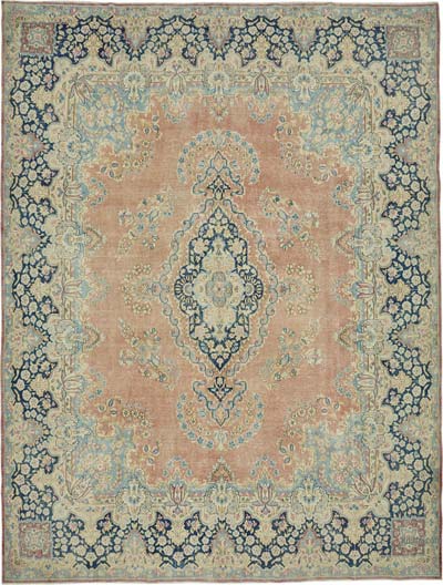 Vintage Hand-Knotted Oriental Rug - 9' 9" x 12' 7" (117" x 151")