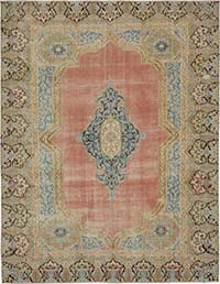 El Dokuma Vintage Halı - 270 cm x 362 cm