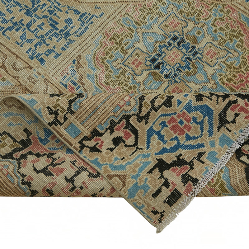 Vintage Hand-Knotted Oriental Rug - 8' 10" x 11' 11" (106" x 143") - K0087662