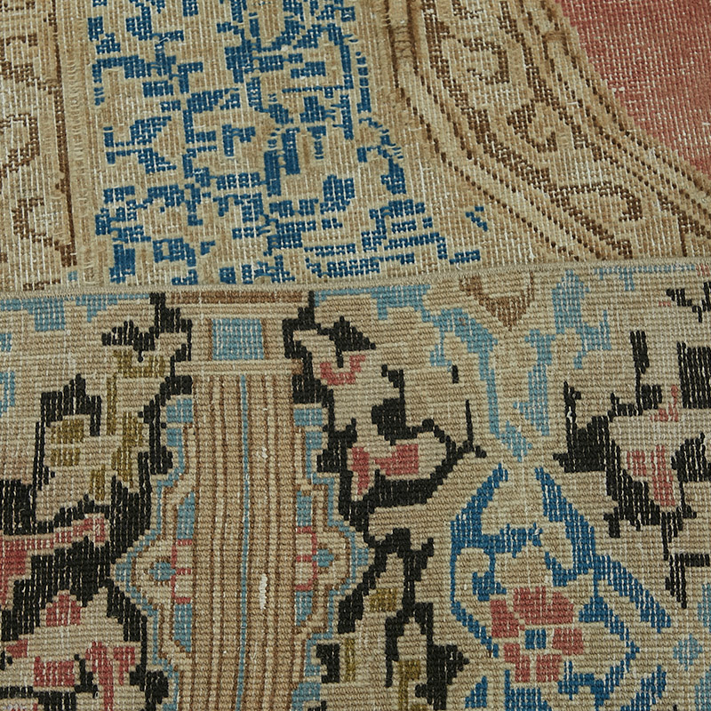 Vintage Hand-Knotted Oriental Rug - 8' 10" x 11' 11" (106" x 143") - K0087662
