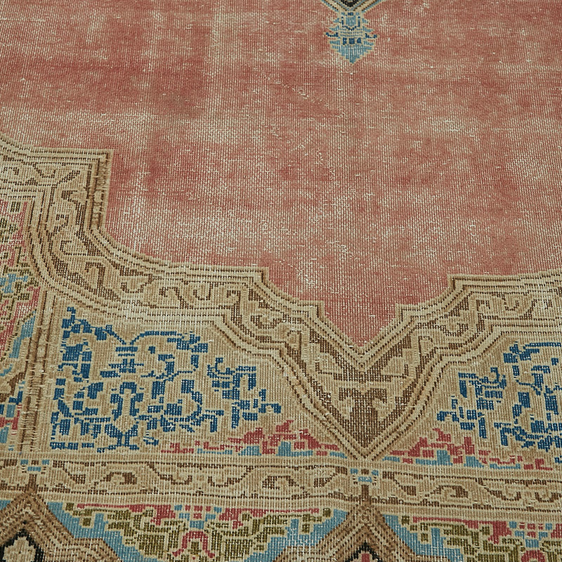 Vintage Hand-Knotted Oriental Rug - 8' 10" x 11' 11" (106" x 143") - K0087662