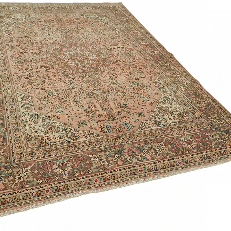 Alfombra Oriental Vintage Anudada a Mano - 197 cm x 303 cm - K0087663