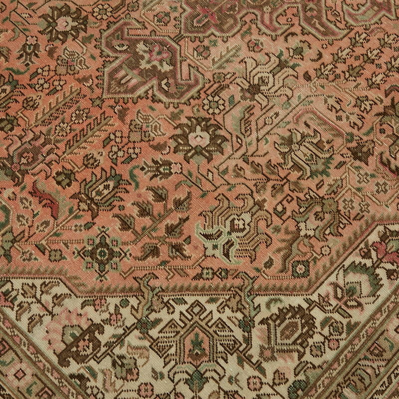Alfombra Oriental Vintage Anudada a Mano - 197 cm x 303 cm - K0087663