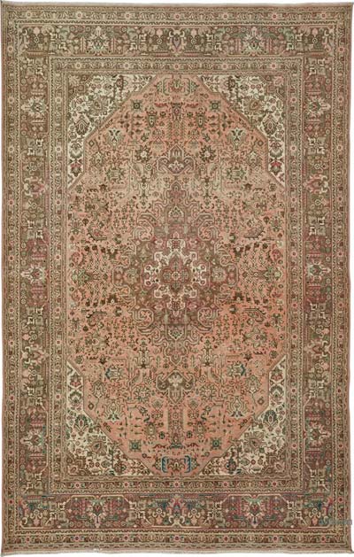 El Dokuma Vintage Halı - 197 cm x 303 cm