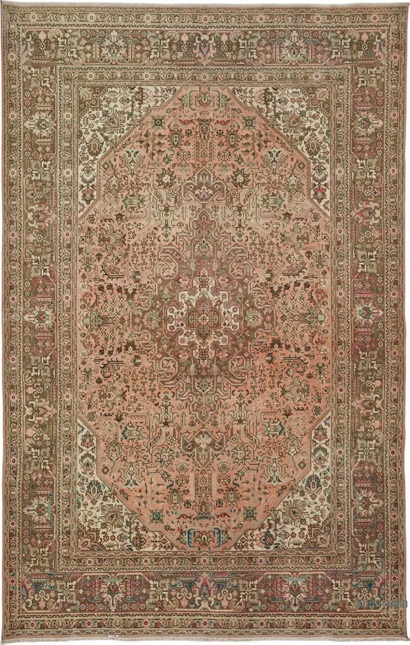 Alfombra Oriental Vintage Anudada a Mano - 197 cm x 303 cm - K0087663