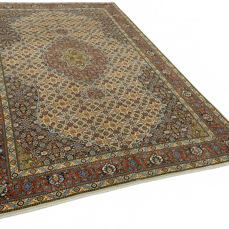 Vintage Hand-Knotted Oriental Rug - 6' 6" x 9' 9" (78" x 117") - K0087665
