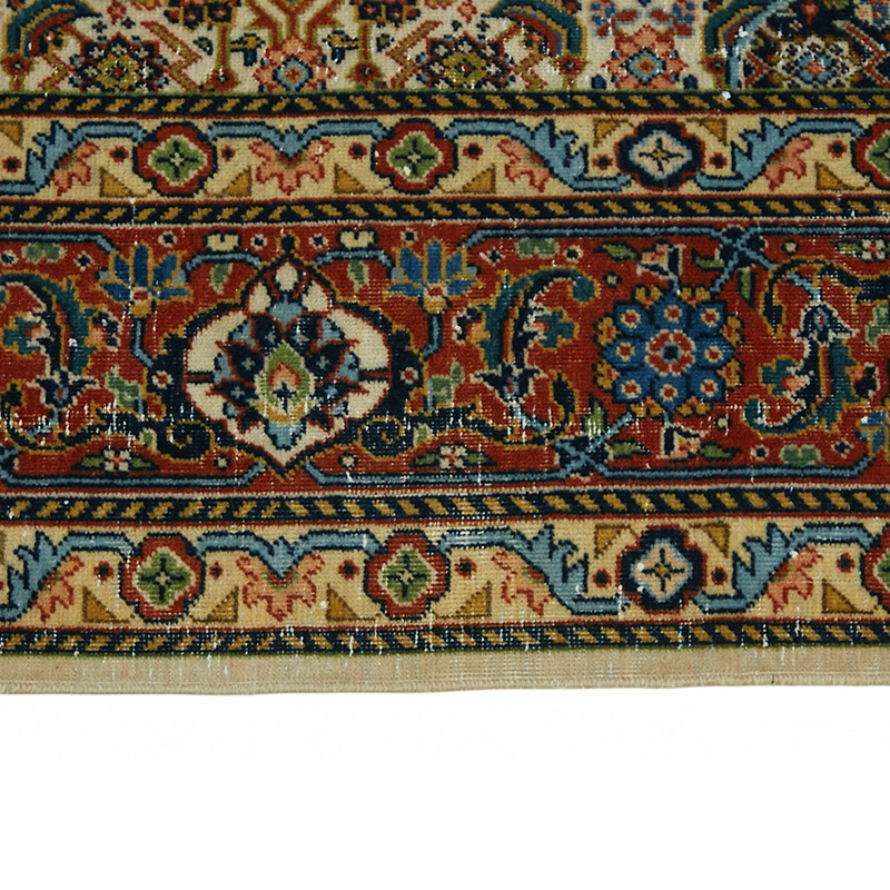 Vintage Hand-Knotted Oriental Rug - 6' 6" x 9' 9" (78" x 117") - K0087665