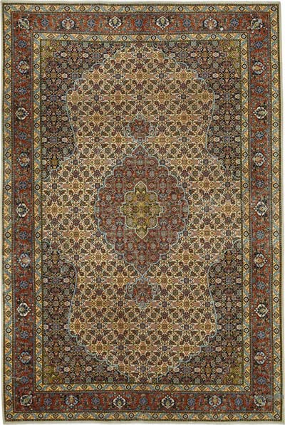 El Dokuma Vintage Halı - 197 cm x 297 cm