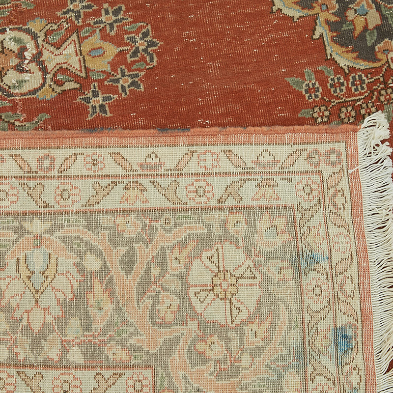 Vintage Hand-Knotted Oriental Rug - 6' 11" x 10' 7" (83" x 127") - K0087668