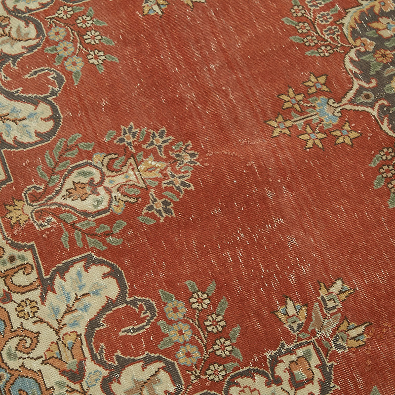 Vintage Hand-Knotted Oriental Rug - 6' 11" x 10' 7" (83" x 127") - K0087668