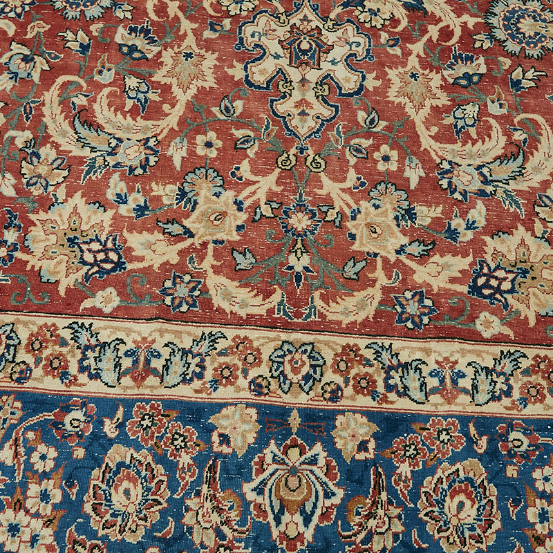 El Dokuma Vintage Halı - 248 cm x 362 cm - K0087669