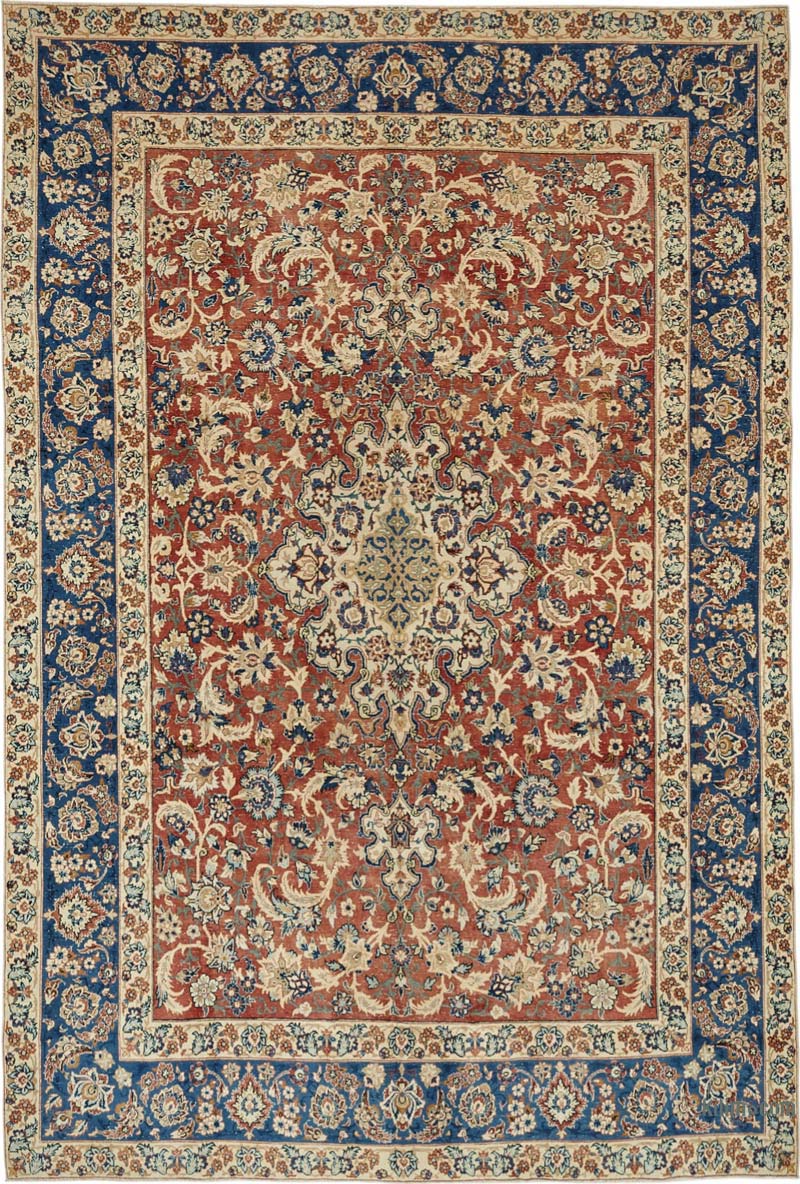 El Dokuma Vintage Halı - 248 cm x 362 cm - K0087669