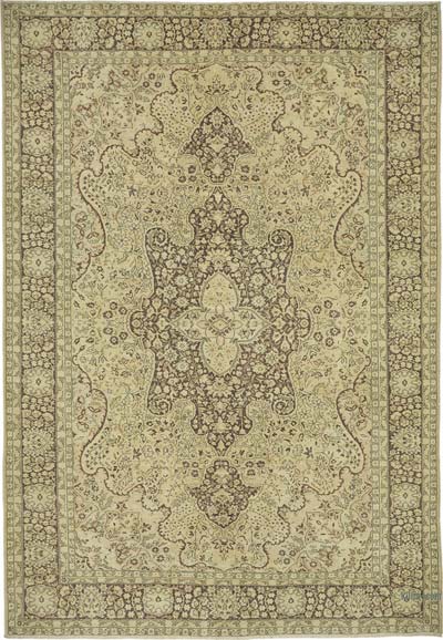 Alfombra Oriental Vintage Anudada a Mano - 207 cm x 302 cm