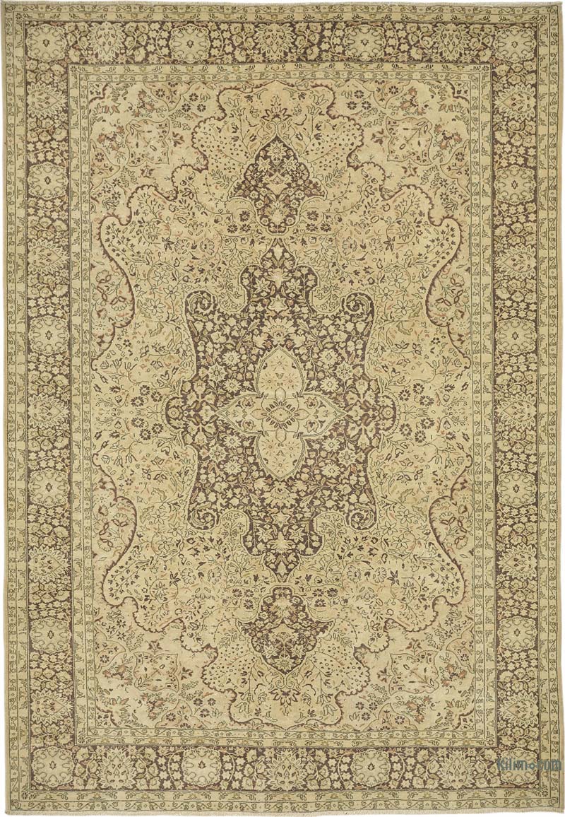 Vintage Hand-Knotted Oriental Rug - 6' 9" x 9' 11" (81" x 119") - K0087670