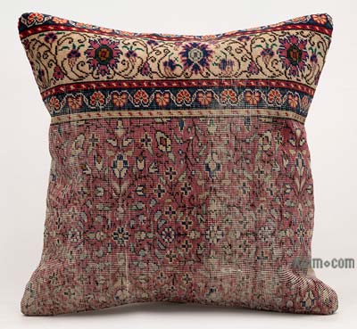 Turkish Pillow Cover - 1' 8" x 1' 8" (20" x 20")