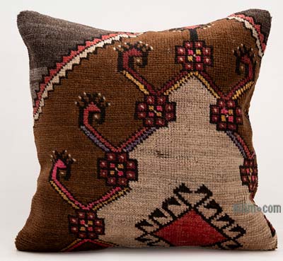 Turkish Pillow Cover - 1' 8" x 1' 8" (20" x 20")