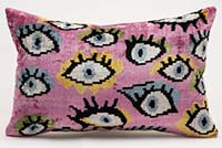Kadife Ikat Yastık Kılıfı - 60 cm x 40 cm