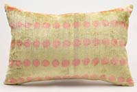 Funda de Almohada de terciopelo Ikat - 60 cm x 40 cm