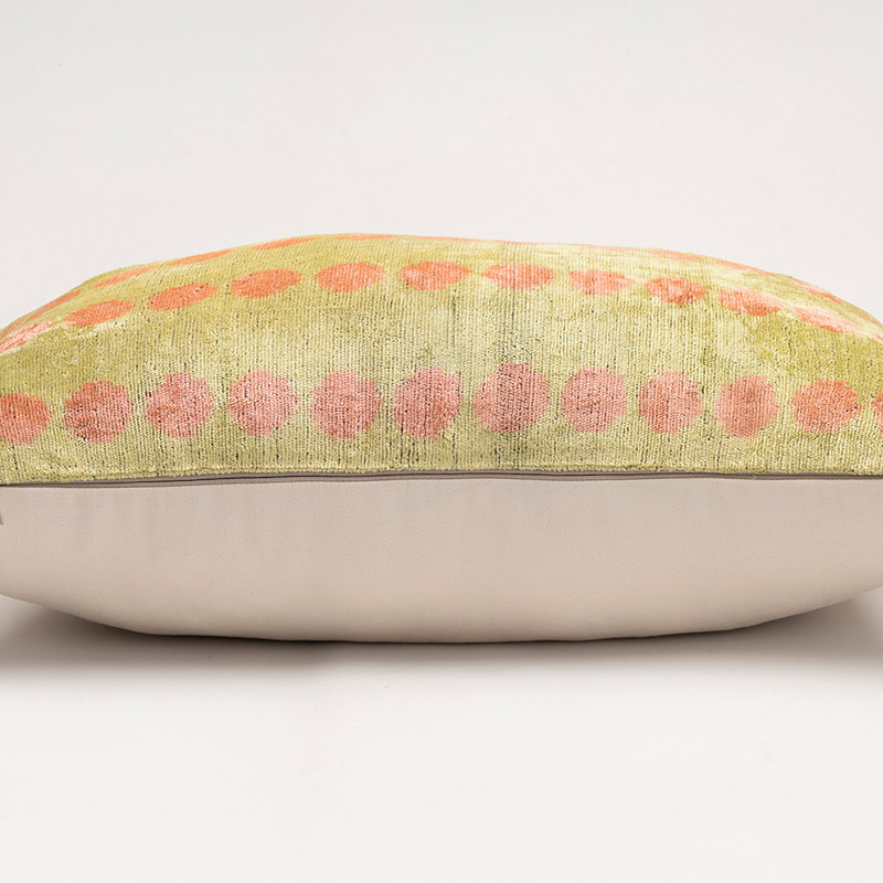 Velvet Ikat Pillow Cover - 2'  x 1' 4" (24" x 16") - K0087752