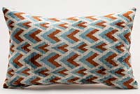 Kadife Ikat Yastık Kılıfı - 60 cm x 40 cm