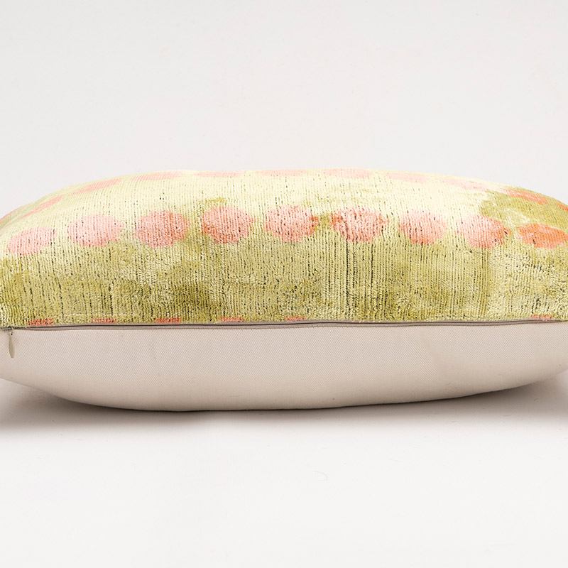 Funda de Almohada de terciopelo Ikat - 50 cm x 30 cm - K0087769