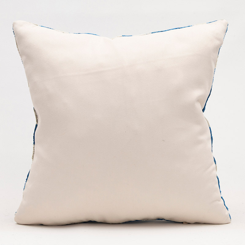 Velvet Ikat Pillow Cover - 1' 4" x 1' 4" (16" x 16") - K0087771