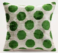 Kadife Ikat Yastık Kılıfı - 40 cm x 40 cm
