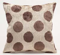 Funda de Almohada de terciopelo Ikat - 40 cm x 40 cm