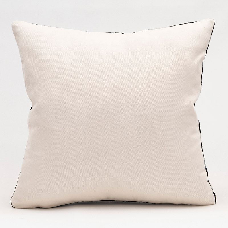 Velvet Ikat Pillow Cover - 1' 4" x 1' 4" (16" x 16") - K0087780