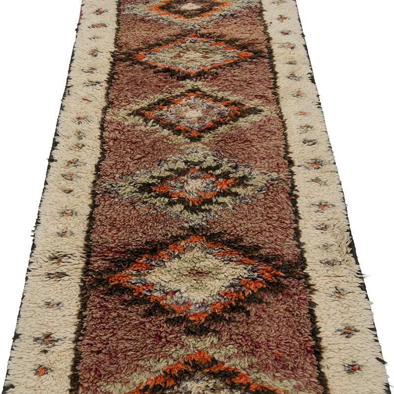 Vintage Tribal Runner Rug - 2' 8" x 11' 3" (32" x 135") - K0087800
