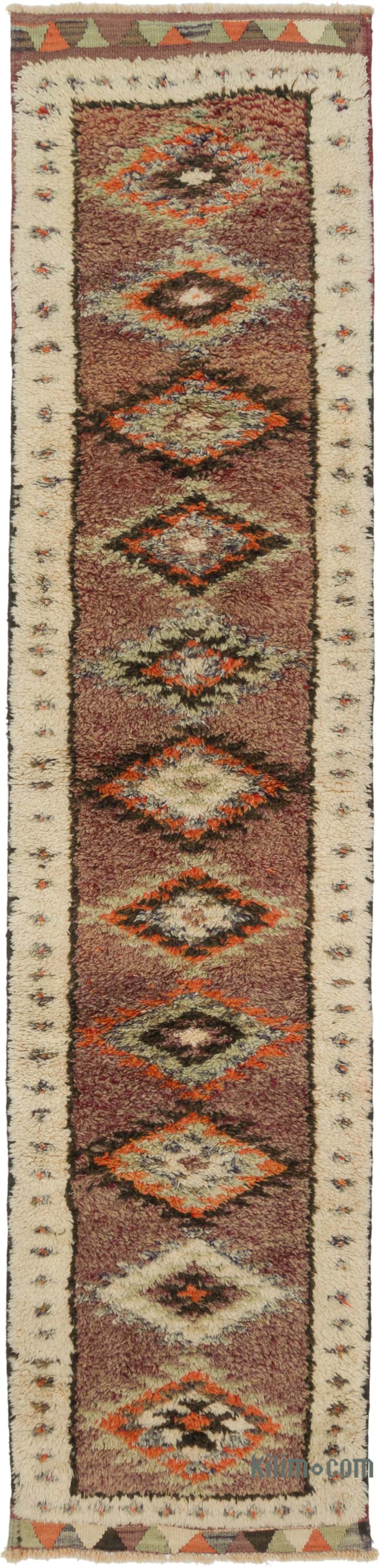Vintage Tribal Runner Rug - 2' 8" x 11' 3" (32" x 135") - K0087800