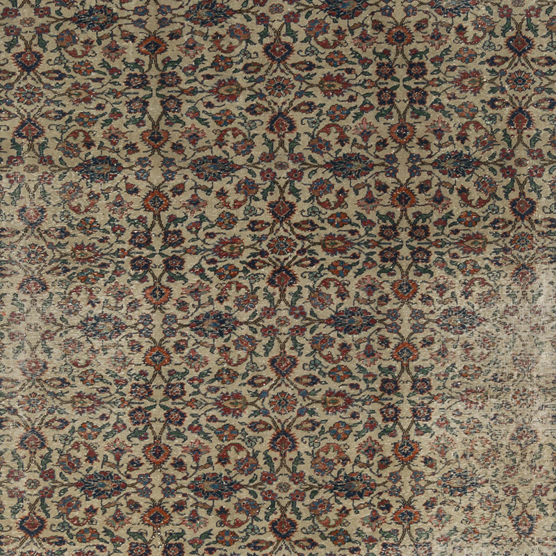 Vintage Turkish Hand-Knotted Rug - 8' 7" x 11' 4" (103" x 136") - K0087801