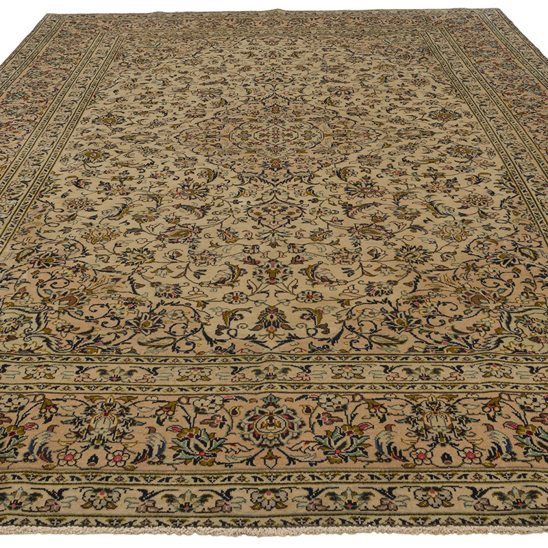 Vintage Turkish Hand-Knotted Rug - 8'  x 11' 3" (96" x 135") - K0087803