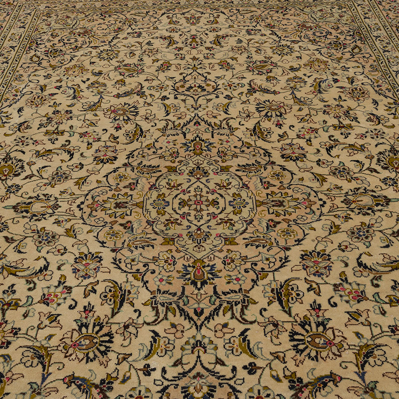 Vintage Turkish Hand-Knotted Rug - 8'  x 11' 3" (96" x 135") - K0087803