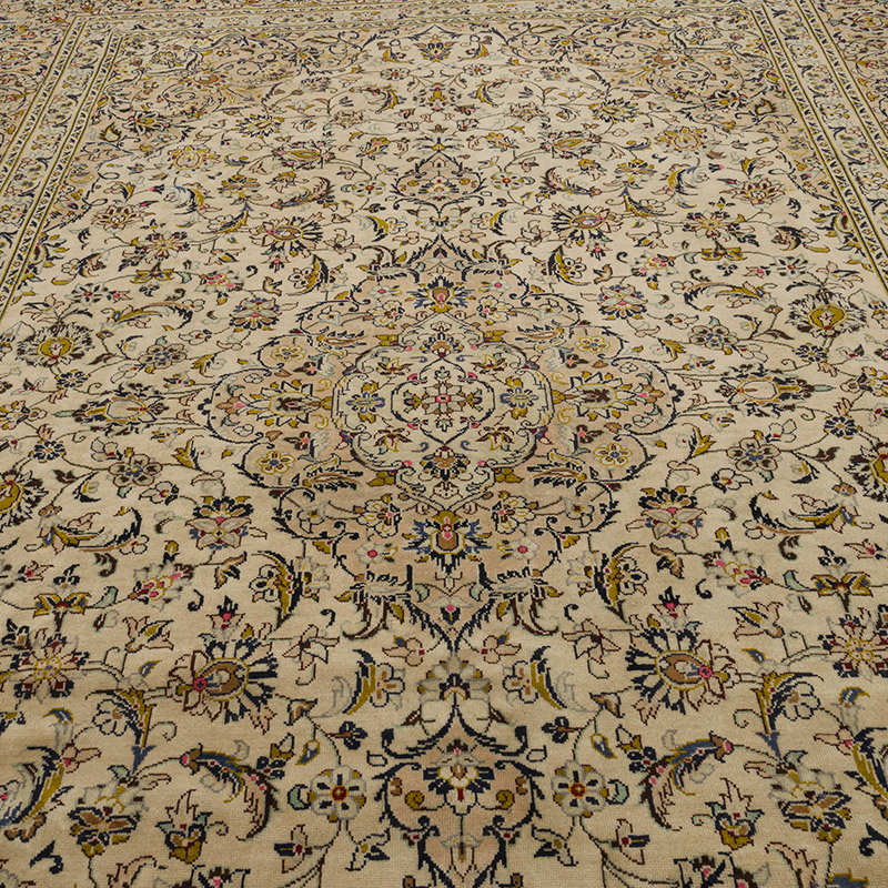 Vintage Turkish Hand-Knotted Rug - 8'  x 11' 3" (96" x 135") - K0087803
