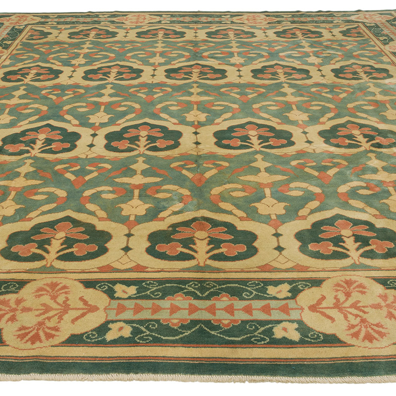 Alfombra Vintage Turca Anudada a Mano - 300 cm x 335 cm - K0087804