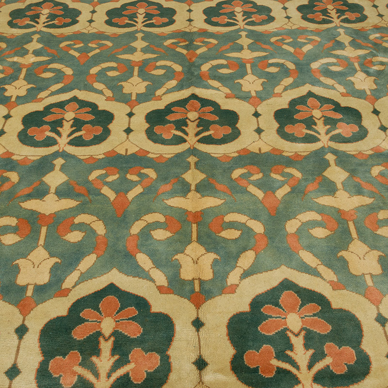 Alfombra Vintage Turca Anudada a Mano - 300 cm x 335 cm - K0087804