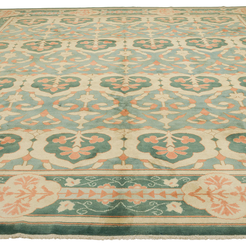 Alfombra Vintage Turca Anudada a Mano - 300 cm x 335 cm - K0087804