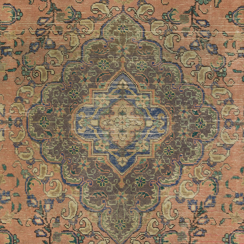Vintage Turkish Hand-Knotted Rug - 5' 11" x 9' 3" (71" x 111") - K0087805