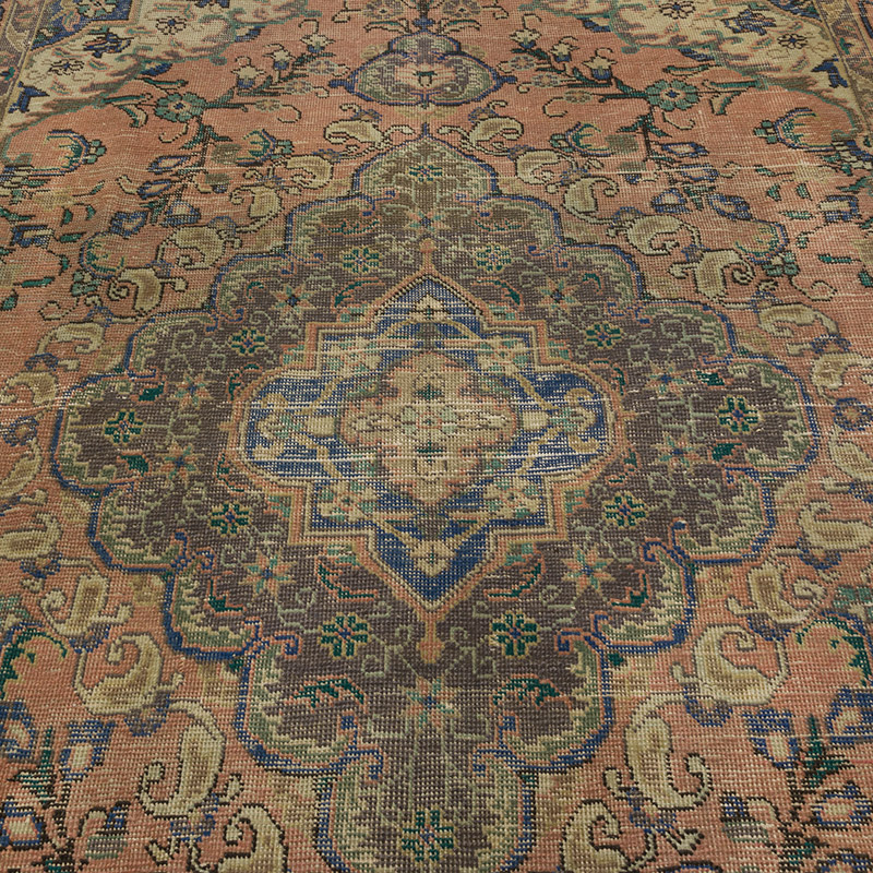 Vintage Turkish Hand-Knotted Rug - 5' 11" x 9' 3" (71" x 111") - K0087805