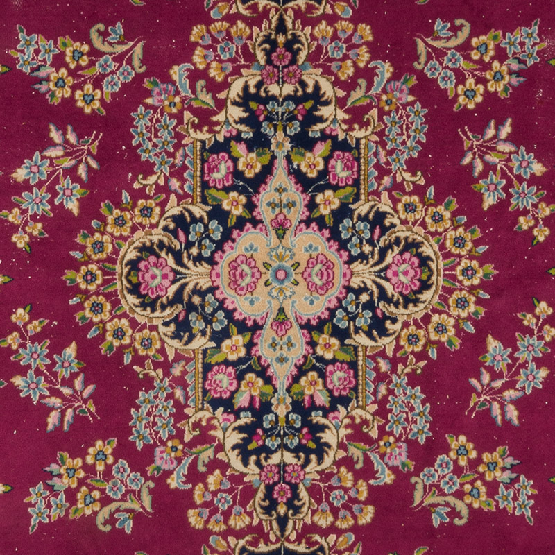 Vintage Turkish Hand-Knotted Rug - 9' 9" x 12' 10" (117" x 154") - K0087808