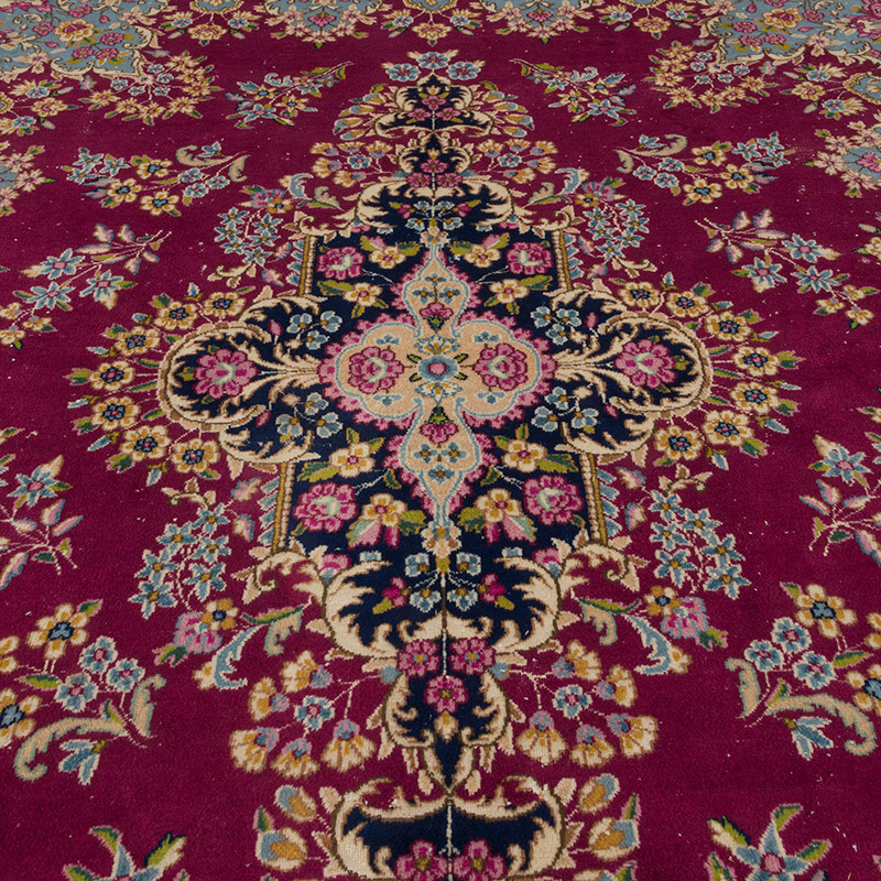 Vintage Turkish Hand-Knotted Rug - 9' 9" x 12' 10" (117" x 154") - K0087808