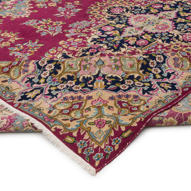 Vintage Turkish Hand-Knotted Rug - 9' 9" x 12' 10" (117" x 154") - K0087808