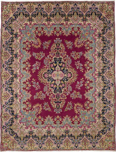Vintage Turkish Hand-Knotted Rug - 9' 9" x 12' 10" (117" x 154")