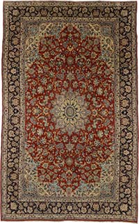 Vintage Hand-Knotted Oriental Rug - 8' 10" x 14' 4" (106" x 172")