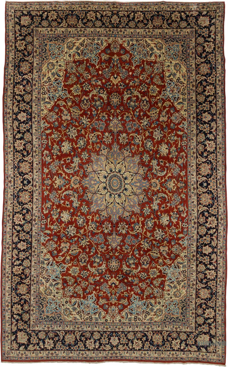 Vintage Turkish Hand-Knotted Rug - 8' 10" x 14' 4" (106" x 172") - K0087810