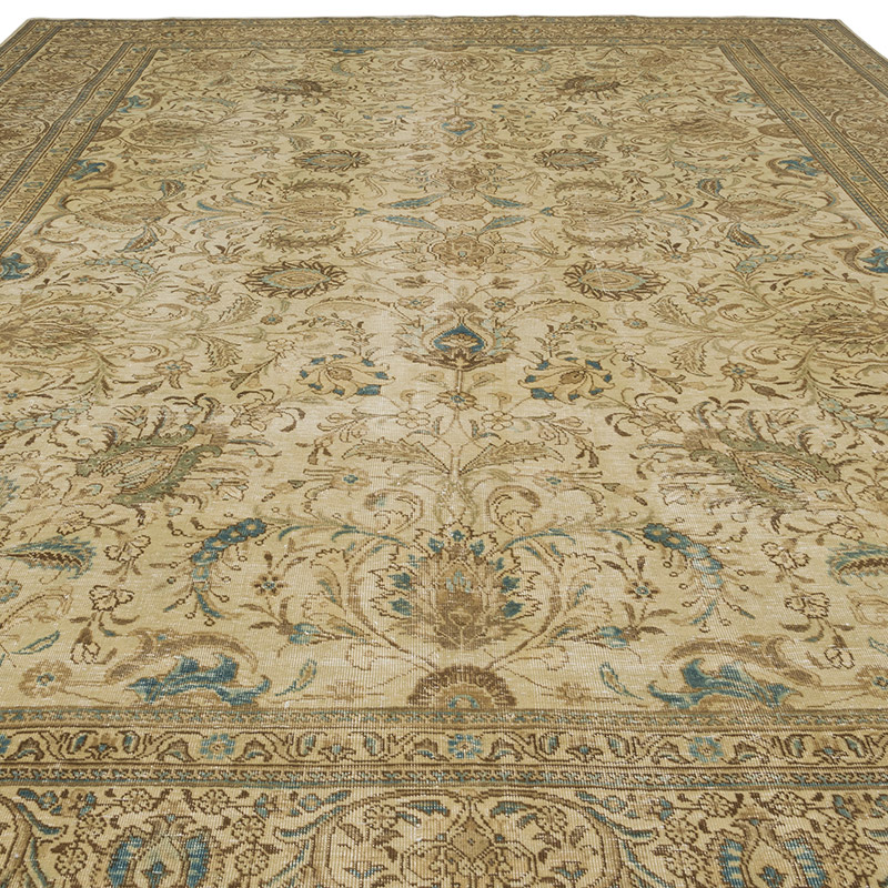 El Dokuma Vintage Halı - 303 cm x 420 cm - K0087811