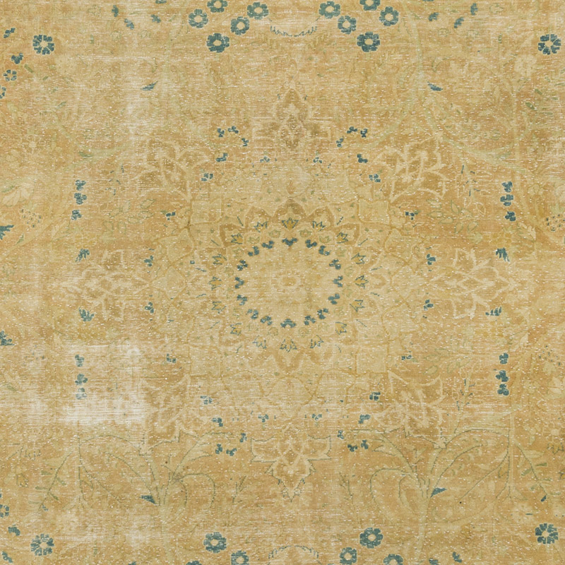 Vintage Turkish Hand-Knotted Rug - 7' 10" x 10' 10" (94" x 130") - K0087812