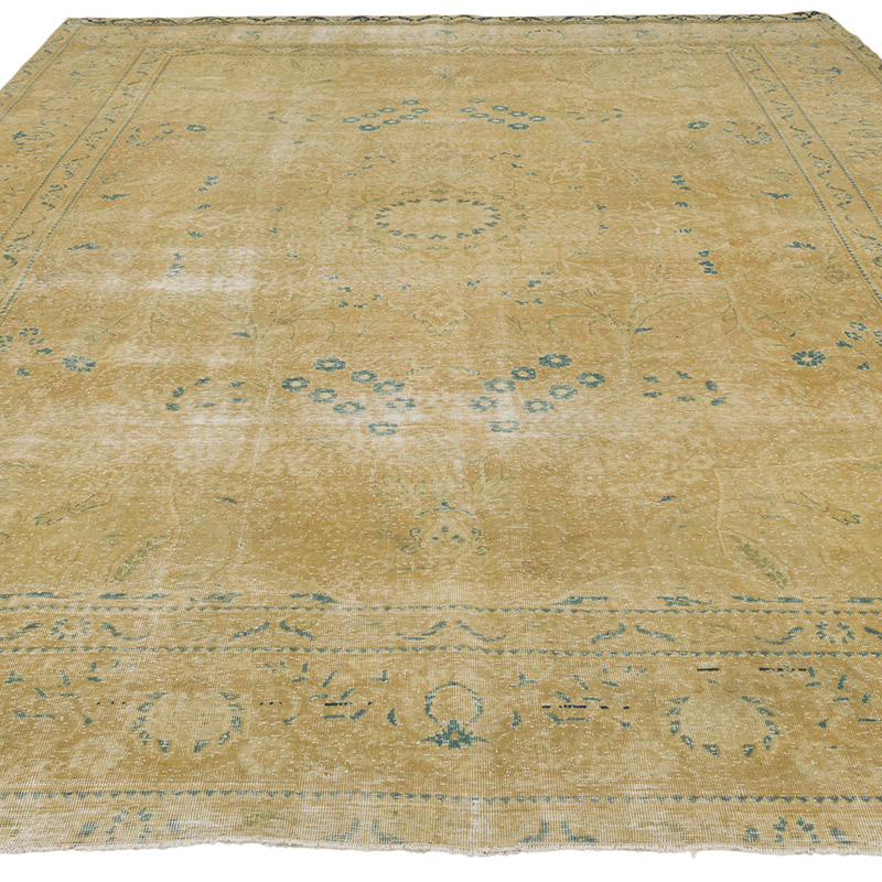 Vintage Turkish Hand-Knotted Rug - 7' 10" x 10' 10" (94" x 130") - K0087812