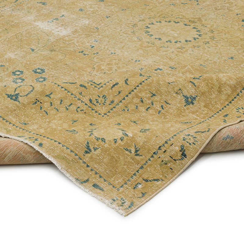 Vintage Turkish Hand-Knotted Rug - 7' 10" x 10' 10" (94" x 130") - K0087812